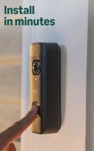 Blink Battery Doorbell 2K+ Wireless Video Doorbell with Sync Module Core – Black, Add-on Model