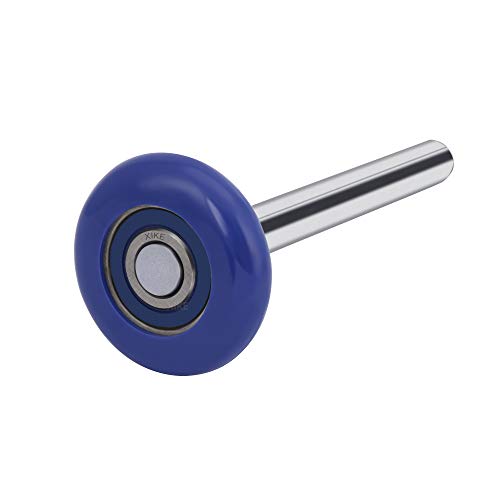 XiKe Blue 2-inch Garage Door Rollers 10 Pack with 4-inch Stem & 6200-2RS Bearings