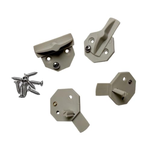 Patriot Docks Poly Deck Lockers 4-Pack - Secure Poly Panel Fasteners