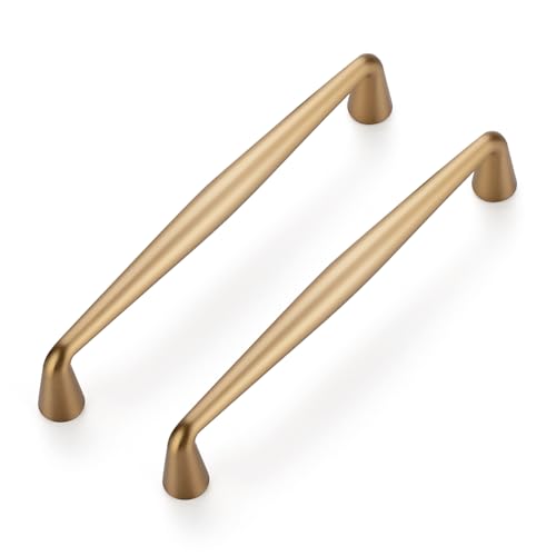 Ravinte 5 Inch Champagne Bronze Cabinet Handles Pack of 10 - Modern Zinc Alloy Pulls