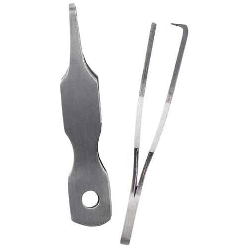 2PCS Loop Ring Opening Mini Pliers Quick Split Rings Stainless Steel Opener Tool