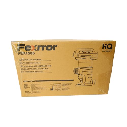 Fexrror Cordless Compact Router for Makita Battery, Brushless Wood Router with 6 Variable Speeds, 30000 RPM for Woodworking, Cordless Palm Router Tool with 5PCS Router Bits, Dust Hood (Tool Only)