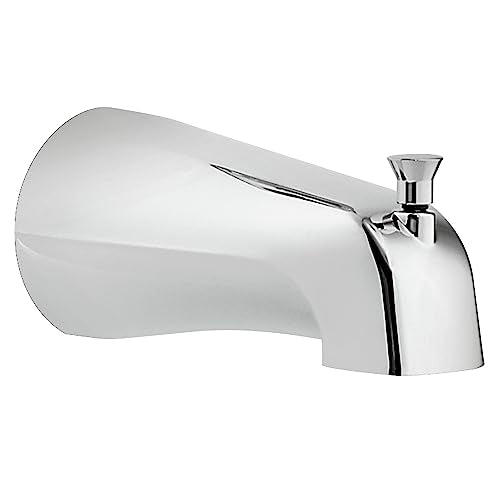 Moen 3800 Chrome Tub Spout with Lift Rod Diverter - 1/2-Inch IPS Connection