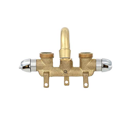 Homewerks Worldwide Rough Brass Laundry Faucet - No Size, Garden Hose Connection