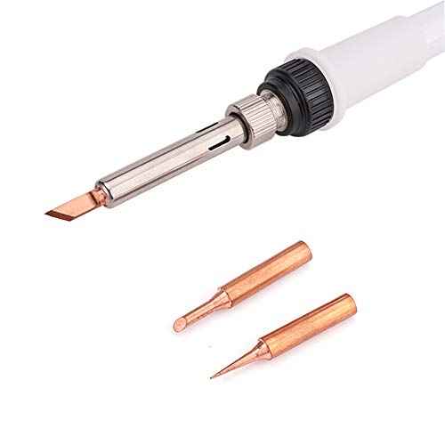 Mesee 12 Pcs Soldering Iron Tip Kit, Lead-Free Copper 900M Solder Tips Replacement Welding Head Tool Accessories for Hakko, Radio Shack, TENMA, ATTEN, Quick, Aoyue, Yihua Solder Station