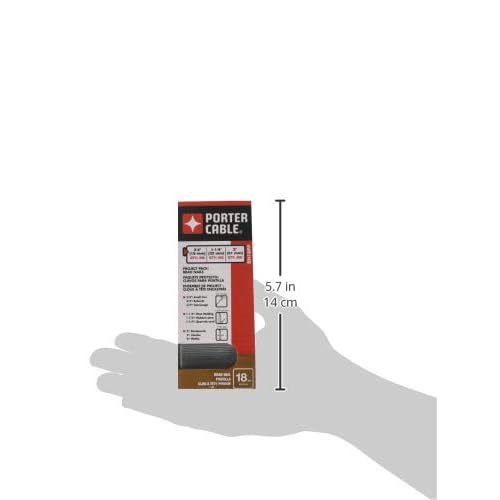 PORTER-CABLE Brad Nails, Project Pack, 18GA, 300 x 5/8 in., 300 x 1-1/4 in., 300 x 2 in. 900-Pack (BN18PP)