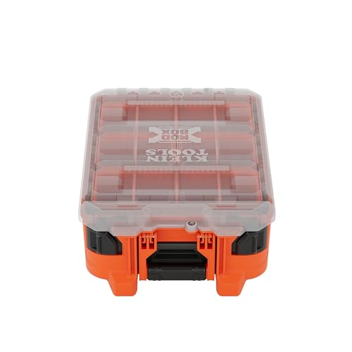 Klein Tools MODbox Tall Component Box Half Width with 4 Removable Bins | 10 Compartments