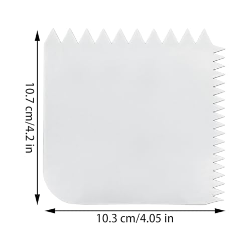 8Pcs Adhesive Spreader Plastic Trowel Notched Glue Spreader 3/16" 3/8" Tooth Hardwood Flooring Spreader Plastic Notch Trowel, Tooth Hardwood Flooring Spreader Plastic Notch Trowel, 4" x 4.2"