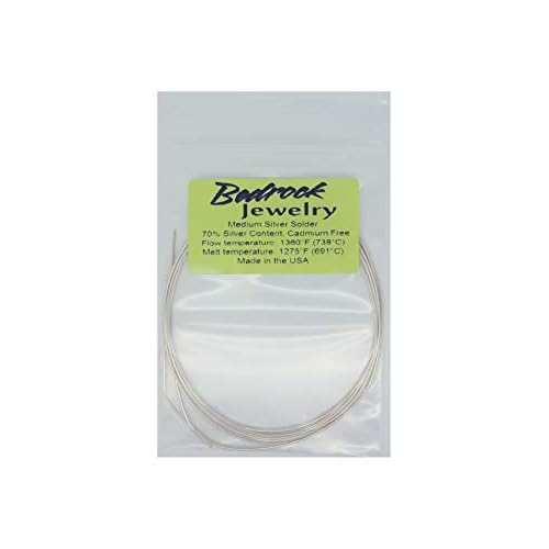 Plumb Silver Jewelry Solder Easy, Medium or Hard ¡¦ (Medium Solder) / Plomada para joyer?a de plata Soldadura f?cil, media o dura ... (soldadura media)