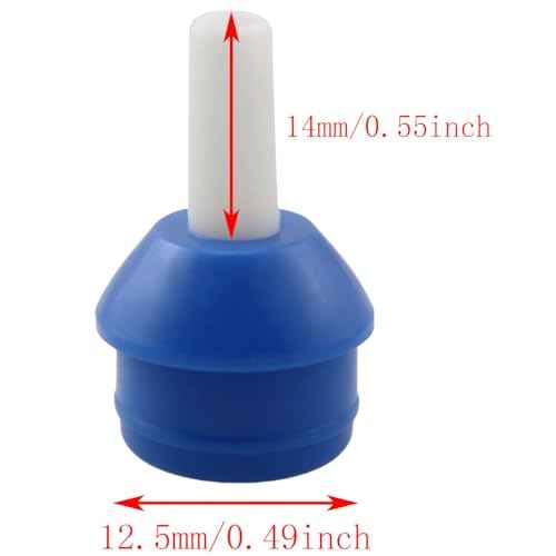 TAODAN 12PCS Manual Solder Sucker Gun Heads Universal Suction Nozzle Vacuum Desoldering Pump Welding Suction Cup Remover for 13-inch Model DS-017 Circuit Maintenance IC Disassembly Blue Color