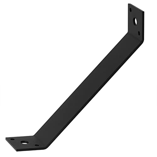Fanmao 4 Pack 7" x 1-1/2" 45-Degree Angle Brackets for Post, Steel Reinforcement