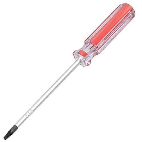 Piutouyar 8PCS Magnetic Torx Screwdriver Set - T8, T9, T10, T15 Torx Security Screwdriver, 3mm, 75mm Long (Red)