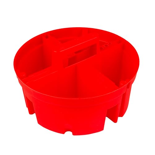 Bucket Boss Super Stacker Small Parts Organizer 15054, Red - Pack of 1