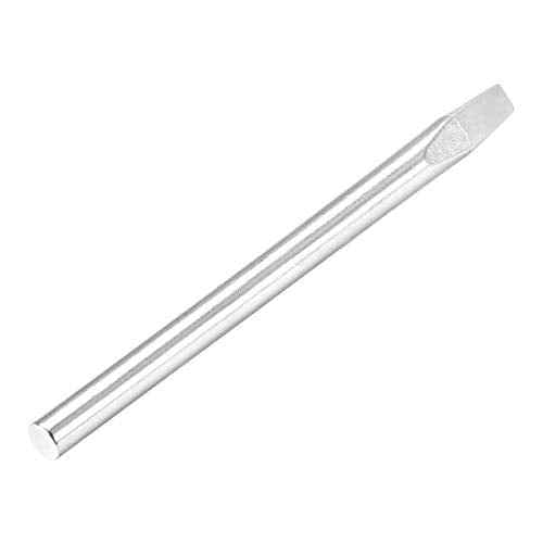 uxcell 68mm Lead-free Soldering Iron Tip Replacement 3.8mm Width Solder Tip Welding Equipment for Soldering Silver 40W 3pcs