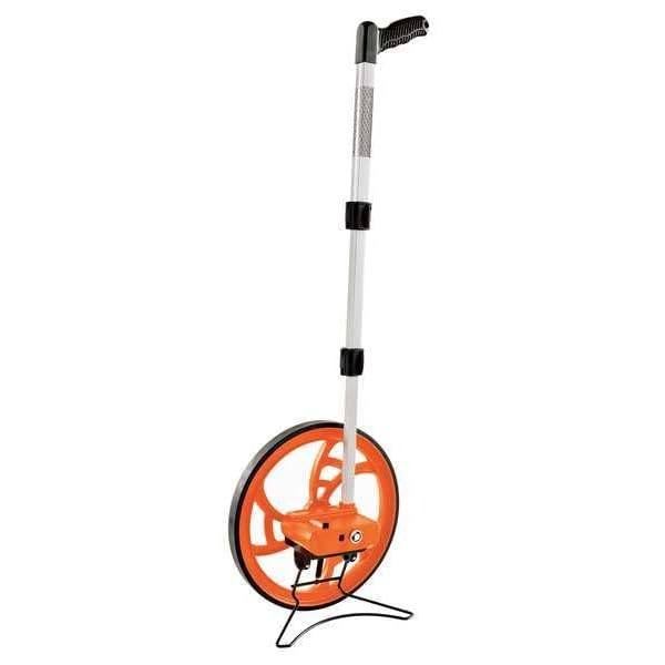 Keson RR318N Contractor Measuring Wheel, 3 ft Circumference, 12.5-in Wheel, ft/in, Orange