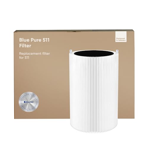 BLUEAIR Genuine Blue Pure 511 Replacement Filter (511 Pure Genuine Filter) AHAM Certified - HEPASilent, 99.97% Particle & Odor Removal