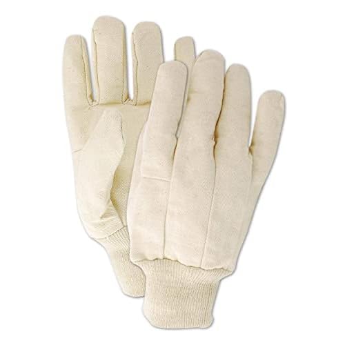 MAGID MultiMaster Lightweight Cotton Canvas Gloves, 24 Pairs, Size Men's Jumbo (Fits XL) (T83J)
