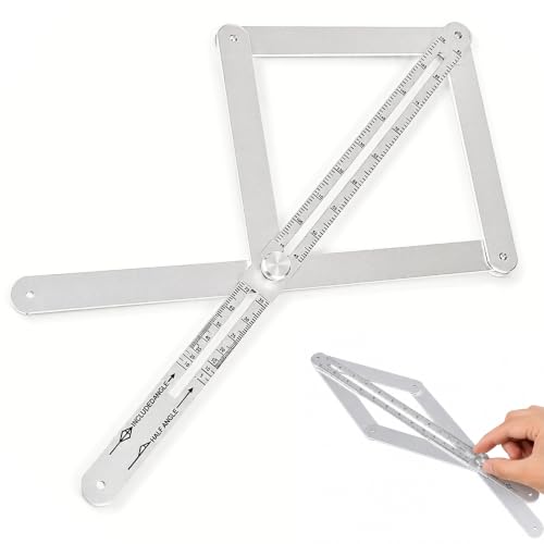 Aluminium Angle Finder Protractor | Miter Saw Bevel Gauge with Scales