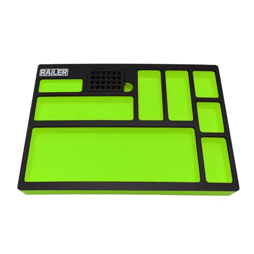 Railer EVA Foam Tool Tray with Built-in Bit & Socket Organizer – Large, Green