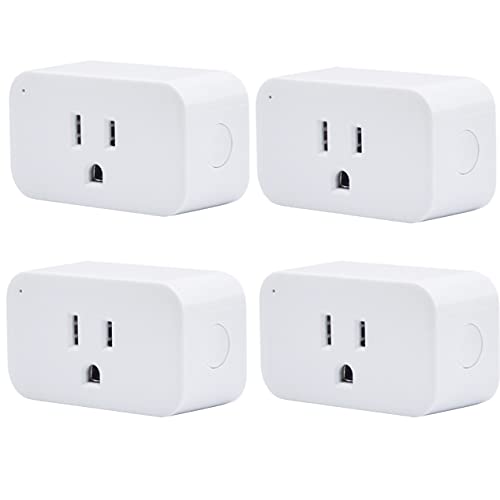 ThirdReality Gen1 4-Pack Zigbee Smart Plug with Timer, No Power Meter, Compatible with Alexa & SmartThings