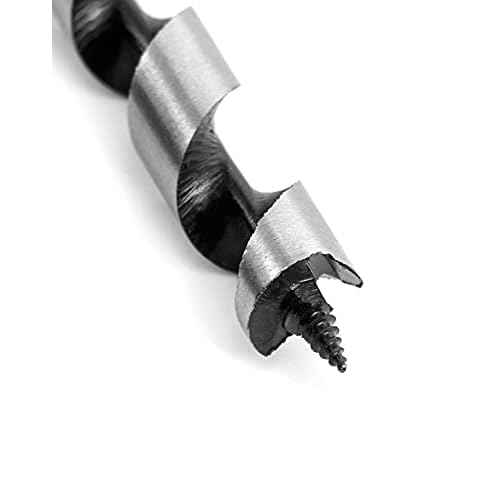 QWORK Auger Drill Bit for Wood, 1/2 Inch Diameter x 16 Inch Length, 3/8-Inch Hex Shank, Long Drill Bits