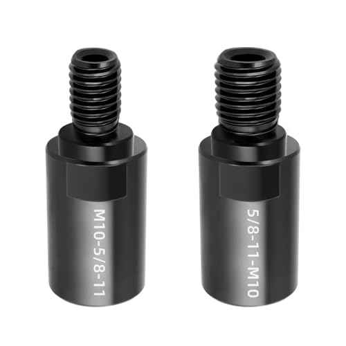 2Pcs Angle Grinder Arbor Thread Adapter 5/8"-11 Female to M10(3/8") Male | M10(3/8") Female to 5/8"-11 Male,Thread Adaptor apply to Cutting Wheel, Polishing Pads,Rotary Attachment etc,Grinder Tools