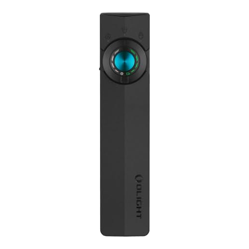 OLIGHT ArkPro EDC Flat Rechargeable Flashlight - Black, Cool White 5700K-6700K, Pocket Size, Multi-Mode, Magnetic Base