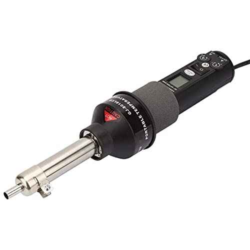 450W Electronic Heat Hot Air Gun Heat Hot Air Gun, LCD Adjustable Desoldering Soldering Tool for IC SMD BGA US Plug 110V