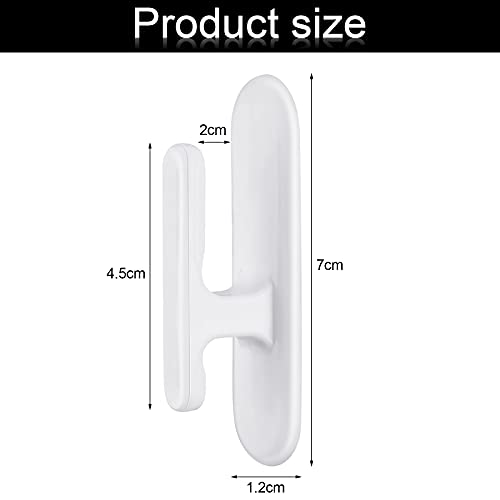 4 Pieces Cord Safety Blind Pull Twister Window Wrap Cleats Blind Holder Curtain Cord Wind Up Baby Child Proofing Window Gate Safety Adhesive Wall Hanging Hooks