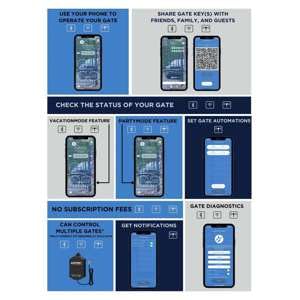 Ghost Controls Wi-Fi & Bluetooth Gate Access Kit for Automatic Gates - AXMC-R