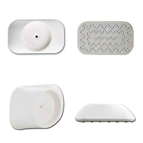 Baby Gates Wall Pads (4 Pack) - Safety Indoor Gate Protector With Compact Wall Cups - Saves Trim & Paint - for Dog, Pet, Child, Kid - Pressure Mounted Walk Through Guard