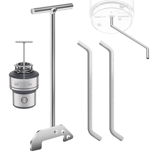 Garbage Disposal Unjamming Wrench Tool for InSinkErator & Moen - Silver