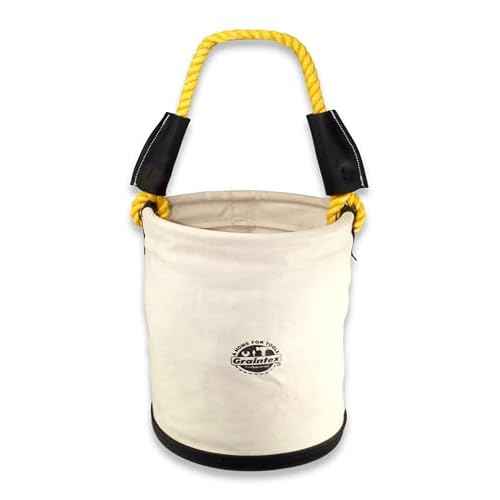 Graintex CB2126 Utility Plastic Bottom Canvas Bucket