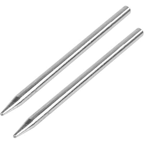 2Pcs Silver 30W Replacement Soldering Iron Tip Solder Tip Parts & Accessories