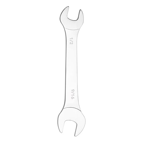 Super-Thin Open End Wrench, 3mm Ultra Thin Open End Wrenches SAE 1/2" x 9/16" Chrome Vanadium Steel Wrench for Tight Spots Repair