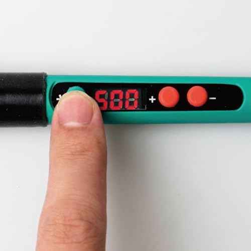 Pro'sKit Digital Control Soldering Iron, Temperature Memory, Temperature Calibration, Ceramic Heating Element, LED Display