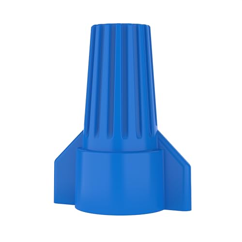 Ideal Industries WT54 Blue Copper WingTwist Wire Connector - Bag of 10