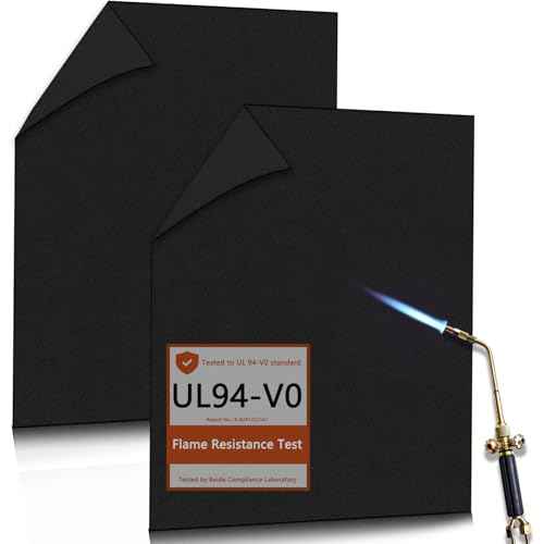 JUIN Carbon Felt Welding Blanket: 2 Pack 20 x 36 Inches Flame Retardant Fabric Stove Wick Fire Blankets 5 MM Thickened Resistant Fireproof Pad Heat Heat Shield for Fire Pit Smoker Soldering Grill