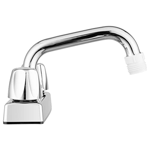 Pacific Bay Lynden Utility Faucet - Swivel Stainless Spout Chrome - Faucet Variation