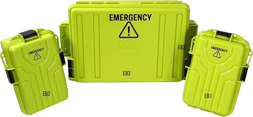 MTM EB2 Emergency Storage Box for First Aid & Survival Kits, Water-Resistant & Lockable