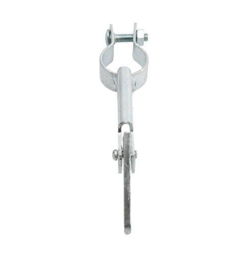 Chain Link 1 5/8" or 2" [1 7/8" OD] Duckbill Gate Holdback - Gate Open Keeper (Pressed Steel)