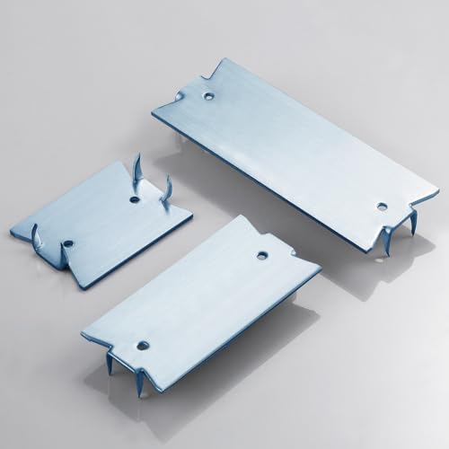 Wensilon Zinc Nail Protection Plates 30 pcs 1.5x3 Inch Galvanized Steel