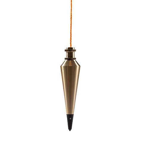 Swanson Tool Co PB008B 8 ounce Brass Plumb Bob with String & S0101 7