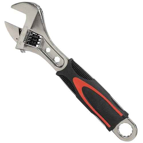 Navegando 6-Inch Adjustable Wrench, Adjustable Spanner for Tight Spaces, High Carbon Steel with Non-Slip Grip, Fits 6-22mm Nuts/Bolts, Perfect for Plumbing & Automotive Repair