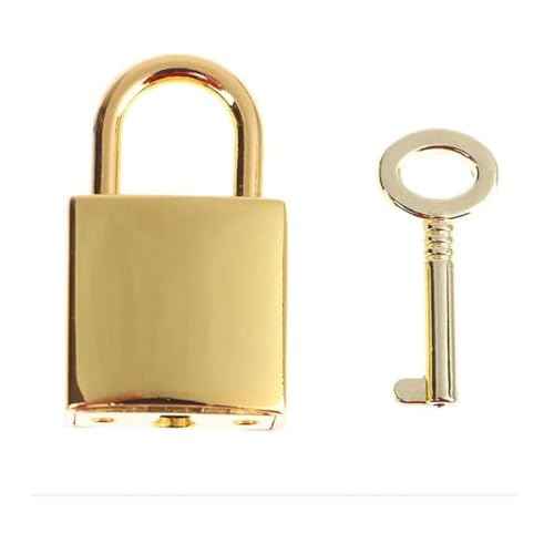 2pcs Vintage Old Antique Style Mini Archaize Padlocks Key Lock with Key for Jewelry Box Storage Box Diary Book(Gold)