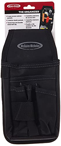Mini Nylon Organizer Pocket Attachment for Tool Belt - Durable Compact Tool Holder