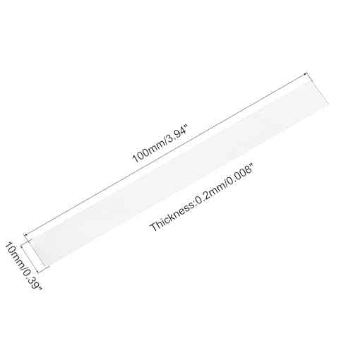 MECCANIXITY Pure Nickel Strip 0.2mm x 10mm x 100mm Battery Soldering Tab Nickel Solder Tab for Battery Pack and Spot Welding 40 Pcs