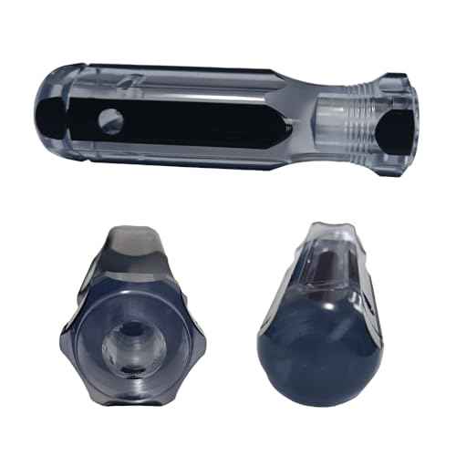 Blank Screwdriver Handles,2 Pieces Pre-Drilled Blank Screwdriver Handles,Replacement Grips for Tools DIY