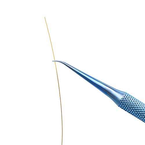 1PC Curved Headed TB-11 Precision Titanium Alloy Tweezers for Mobile Phone iPhone Motherboard Fingerprint Jump Line Wire Repair Microscope Tweezers