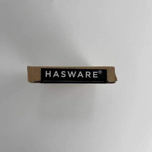 HASWARE House Number Sign 4 inch Modern Door Numbers Signage Plaque Street Home Address Numerals Zinc Alloy (1, Black)